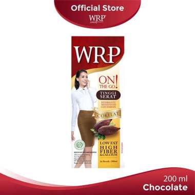 WRP on the go susu uht rasa coklat / strawberry / kopi 200 ml coklat