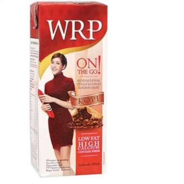 WRP on the go susu uht rasa coklat / strawberry / kopi 200 ml kopi