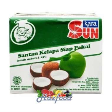 Sun Kara Krim Santan / Sun Kara Santan Kelapa 200 ml
