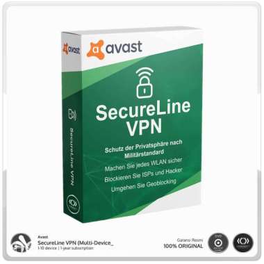 Avast SecureLine VPN (2-Year Subscription) 5-Device