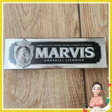 MARVIS Toothpaste Whitening Pasta Gigi Italy 85gr amarelli