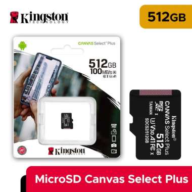 MicroSD Kingston 512 GB Canvas Select Plus Without Adapter SDCS2