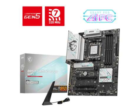 Motherboard MSI B850 GAMING PLUS WIFI (AM5, AMD B850, DDR5, USB3.2 Type-C, SATA3)