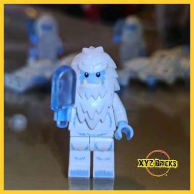 LEGO 71002-8 - Yeti Minifigure with Clear Blue Popsicle