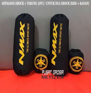 2 set sepasang sarung shock plus tabung sarung shock belakang cover shock belakang Ohlins Yamaha NMa