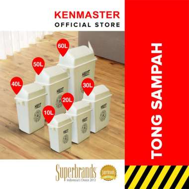 Kent Tempat Sampah Buka Tutup / Tong Sampah Buka Tutup / Tempat Sampah Kamar Mandi / Tong Sampah Dap