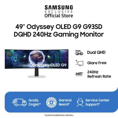 Samsung 49" Odyssey OLED G9 G93SD DQHD 240Hz Gaming Monitor - LS49DG930SEXXD