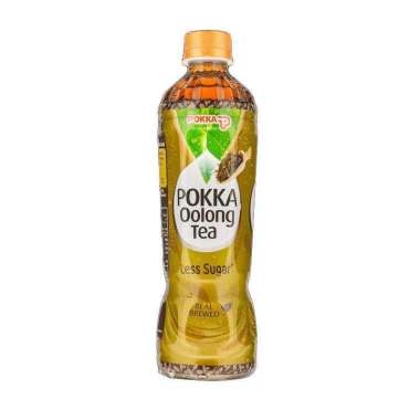 Pokka green tea jasmine / oolong tea less sugar / lychee tea / honey lemon 450 ml oolong tea less su