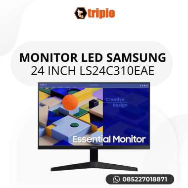 MONITOR LED SAMSUNG 24 INCH LS24C310EAE FLAT IPS 75Hz