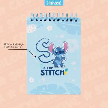 Stitch A6 Memo Spiral Notebook 2537-4318 - Adinata / Buku Catatan / Memo