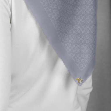 Jenna and Kaia - Sierra Scarf - Hijab Kerudung Segi Empat MISTY GREY