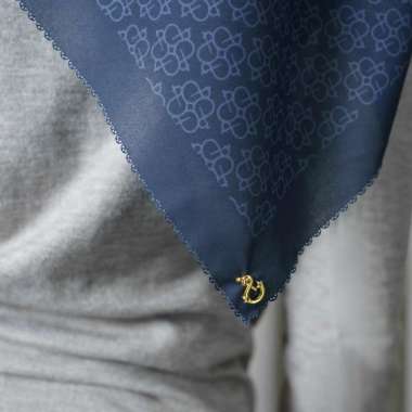 Jenna and Kaia - Sierra Scarf - Hijab Kerudung Segi Empat NAVY