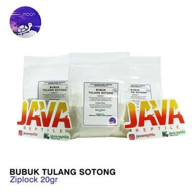 MOON CUTTLEBONE FISH POWDER 20 GRAM - KALSIUM REPTIL - KALSIUM BURUNG