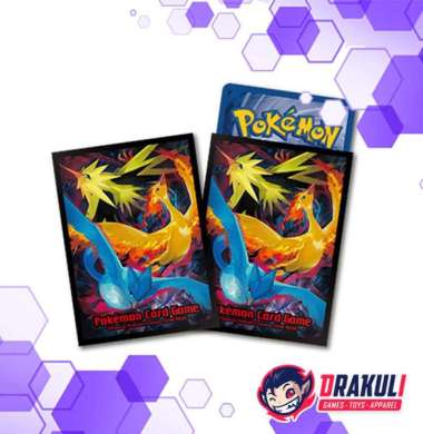 TCG Pokemon Deck Shield Sleeve - Articuno, Zapdos, & Moltres