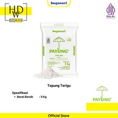 [5 kg] Bogasari Cap Payung Tepung Terigu
