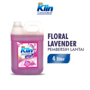 Promo Harga So Klin Pembersih Lantai Ungu Floral Lavender 4000 ml - Blibli