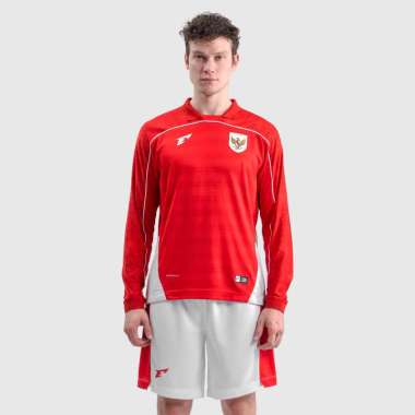 Erspo Timnas 2025 Jersey Replica Home LS Men Red White XL