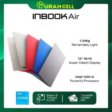 INFINIX LAPTOP INBOOK AIR XL434 CORE-I5 16/512 GARANSI RESMI INDONESIA