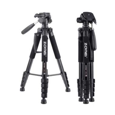 Zomei Q188 Tripod Kamera DSLR Mirrorless HP Bluetooth Professional 188 - Hitam