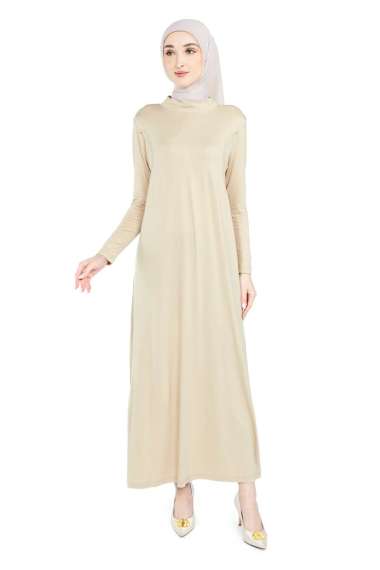 Nada Puspita - Inner Dress Long Sleeve - Nursing M Almond Buff