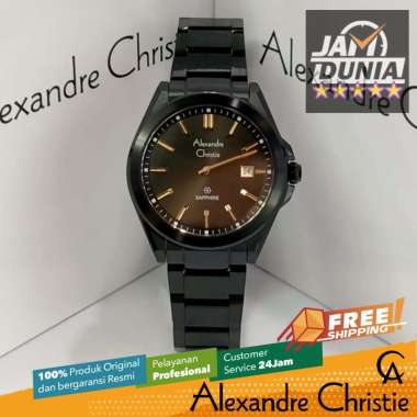JAM TANGAN ALEXANDER CHRISTIE SAPPHIRE WANITA ORIGINAL BLACK 8705 AC 8705 AC8705 ACF8705 JAM AC SAPP