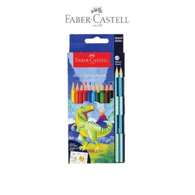 Faber-Castell Pensil Warna Dino Seri Set12