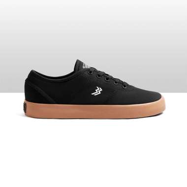 Geoff Max Ethan Black Gum Sepatu Sneakers Unisex - Sepatu Kets Pria dan Wanita 40
