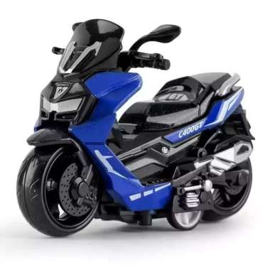 Mainan Anak Motor Moge Motor Matic Miniatur Bahan Alloy Kado Hadiah Anak Motor Matic