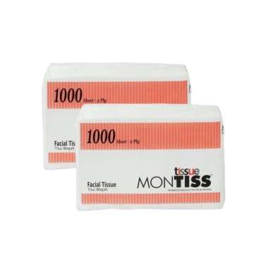 Medan - Montiss Facial Tissue 1000 Sheets [Twinpack]