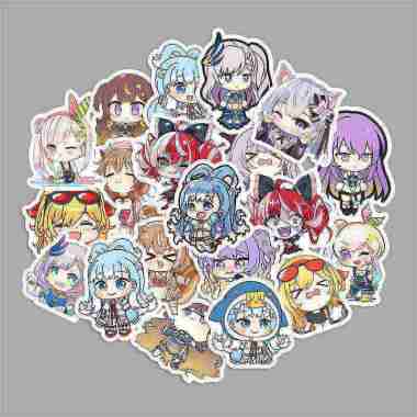 STICKER PACK - HOLOLIVE ID CHIBI | STICKER KOPER STICKER TUMBLER STICKER LAPTOP HELM