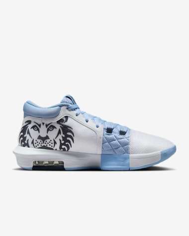 Sepatu Basket Nike Lebron Witness 8 EP White Thunder Blue HQ2140-100 12