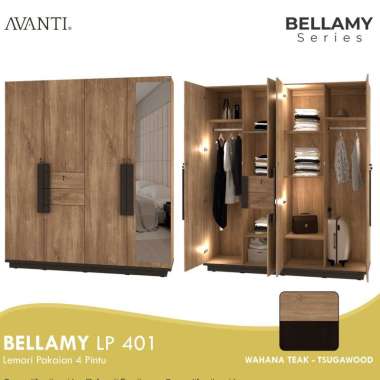 lemari activ avanti bellamy lp 401/lemari pakaian 4pintu