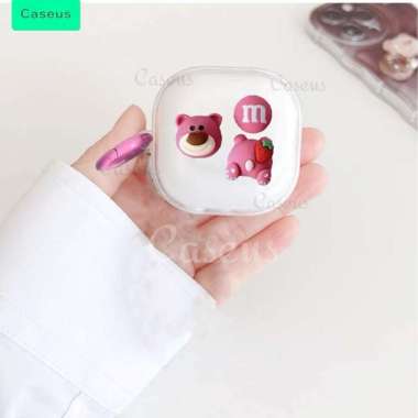 Caseus Butterfly Case For Baseus Bowie E16|E19|E20 Pelindung TWS Butterfly Warna Gantungan Luxury Me