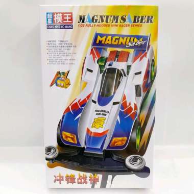 MINI 4WD Model Kit Mini Racer Mobil Rakit Tamiya Chao Xing Mo Wang Magnum Saber