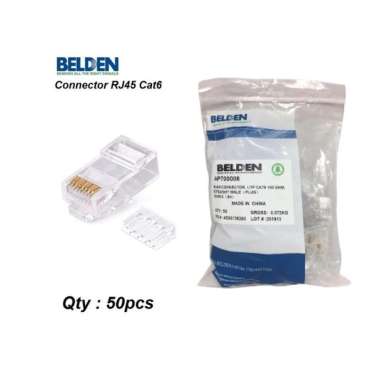 Connector RJ45 Cat6 Cat 6 Belden Original / Konektor RJ 45