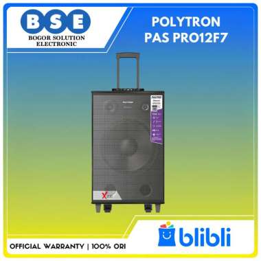 Speaker Polytron PAS PRO12F7 Speaker Bluetooth Polytron PASPRO 12F7 - Free Mic Wireless 2 Pcs