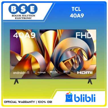 TV TCL 40A9 Google TV Android 11 TCL 40 Inch A9 Pengganti 40A7 40"