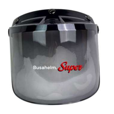 Kaca Helm Bogo Flat Visor Injak coating rainbow