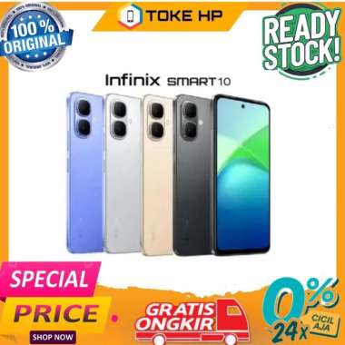 INFINIX SMART 10 4/64 & 4/128NEW GARANSI RESMI 4/128 BLUE