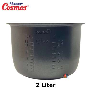 Panci Teflon Magic Com Cosmos 0.6 / 1.8 / 2 Liter Harmond / Tinggi / Pendek / Kecil 2 Liter