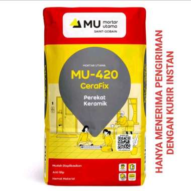 MU-420 Cerafix Semen Mortar Utama 25 kg Perekat Keramik