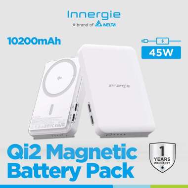 POWERBANK MAGNETIC INNERGIE 45W 10200 mAh Qi2 Battery Pack For Laptop Smartphone