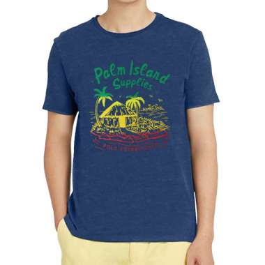 POLO - 7664.47 Mens T-shirt - Navy Heater M