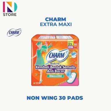 Charm Extra Maxi Non Wings isi 8/10/30 Pads (1 Pcs/pack) NON WING 30 PADS