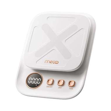 Mecoo Timbangan Dapur Elektronik Baking Versi Isi Ulang 5kg Milky White