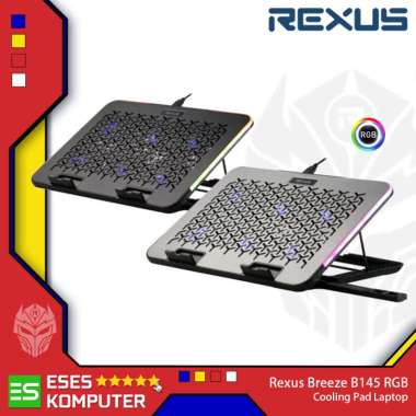Cooling Pad Rexus B145 Breezer RGB | Cooler Laptop Silver