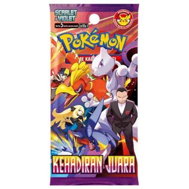 Pokemon Kehadiran Juara Booster Pack TCG Indonesia SV10S