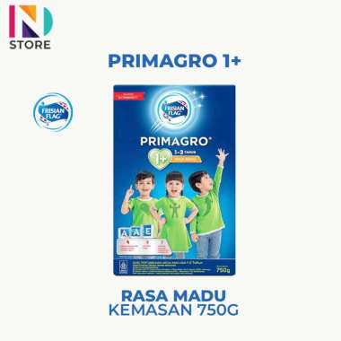 Frisian Flag Primagro 1+ 3+ Rasa Madu Vanila Kemasan 750G 1 Pcs/Box - Susu Pertumbuhan Anak PRIMA 1+