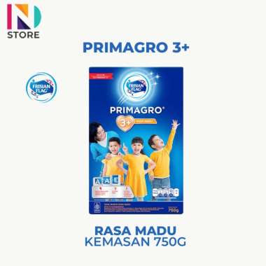 Frisian Flag Primagro 1+ 3+ Rasa Madu Vanila Kemasan 750G 1 Pcs/Box - Susu Pertumbuhan Anak PRIMA 3+