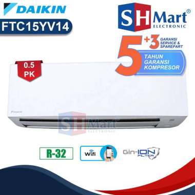 AC DAIKIN 1/2 PK STANDARD STC-15YV / STC15YV SUPER MINI SPLIT SERIES INSTAN TERBARU 2025 (MEDAN)